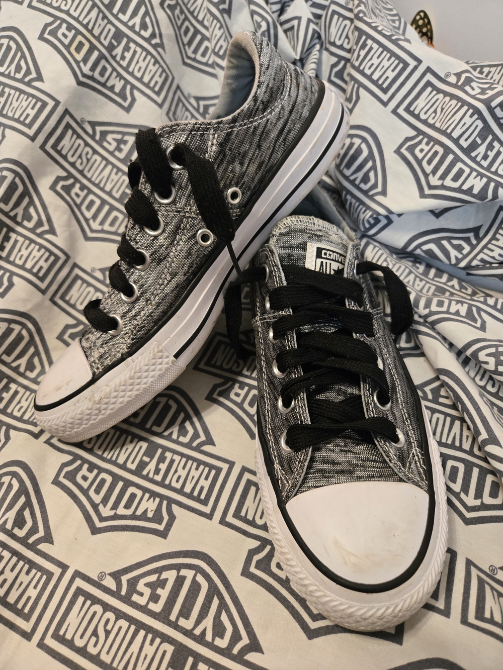 Converse Kids' Chuck Taylor All Star Low Top Sneakers - Black/White